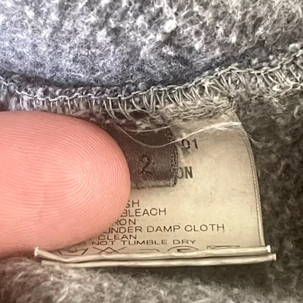 THE VIRIDI ANNE Hoodie Zip GRAY Jacket EXC Sweatshirt JAPAN Size 2 Medium M - Picture 11 of 16